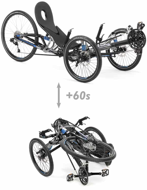 Scorpion fs 26 vor und nach dem Falten – Modellabbildung mit abweichender Ausstattung