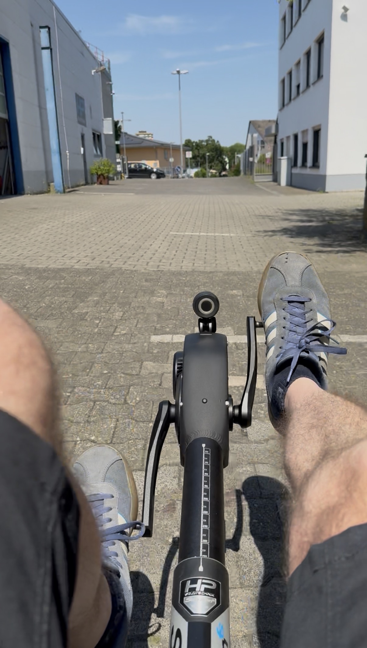 HP Velotechnik Liegedreirad als Konzeptstudie mit kettenlosem CIXI-Pers-System auf der Eurobike 2026