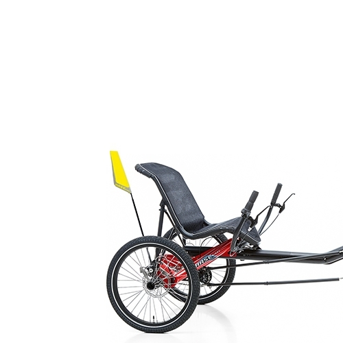 SW10193 Bild2 Hase Bikes Trike Liegerad Dreirad Therapierad Zubehr 26390 Hase Teleskopierbarer Wimpel mit Halter