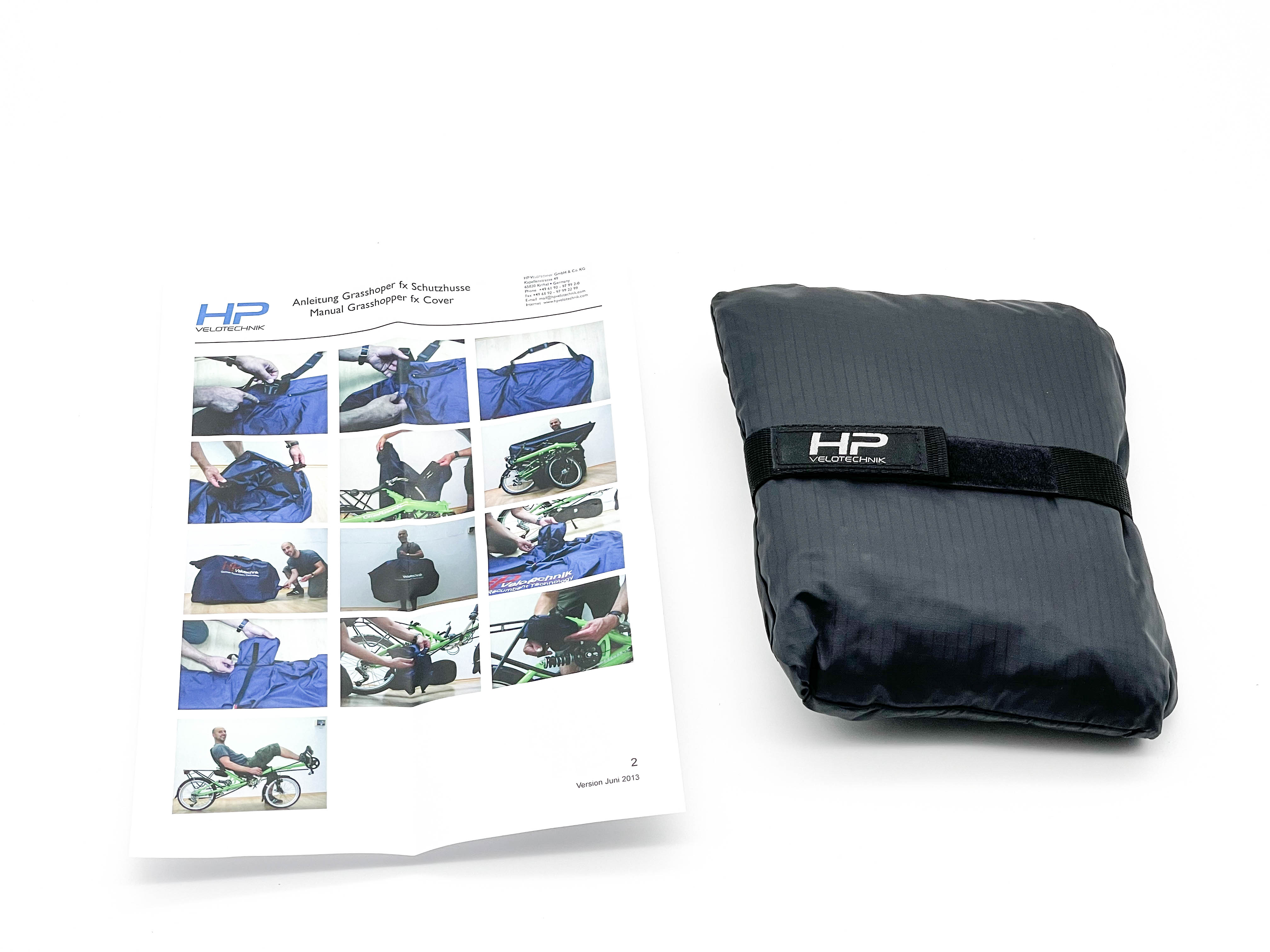 SW10151 Bild1 HP Velotechnik Trike Liegerad Dreirad Therapierad Zubehoer TASHGHF Schutzhusse GHF Grasshopper fx inkl