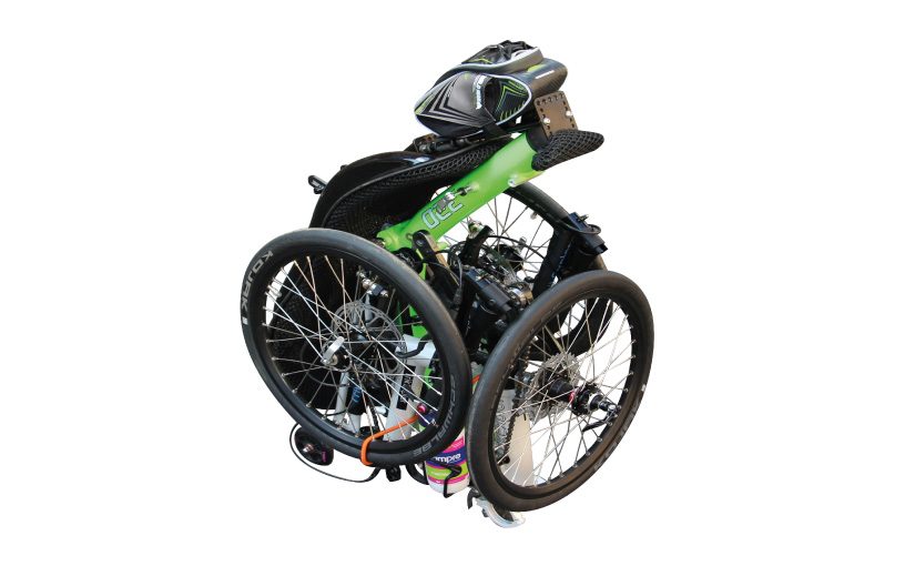 Faltmaße von Liegerad-Trikes und Kofferraummaße M320
