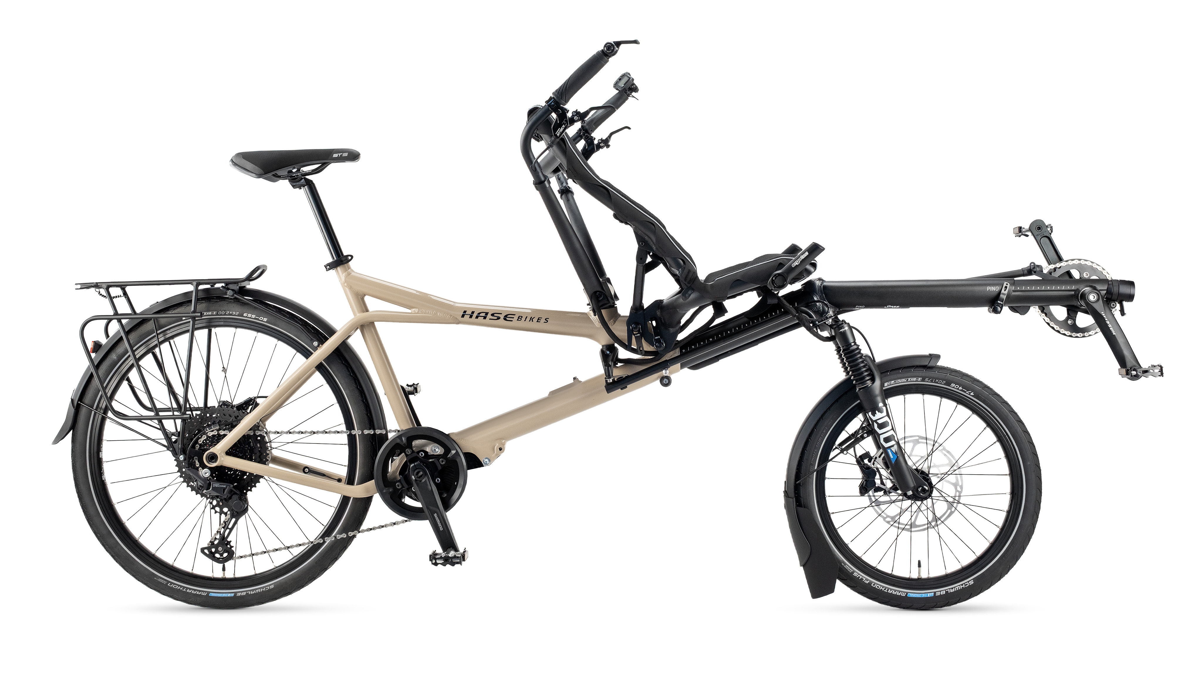 Hase pino Tandem in Graubeige – Topseller-Ausführung