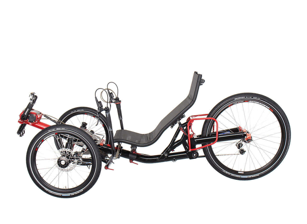Sitzhöhe und Bodenfreiheit bei Liegerad-Trikes 40