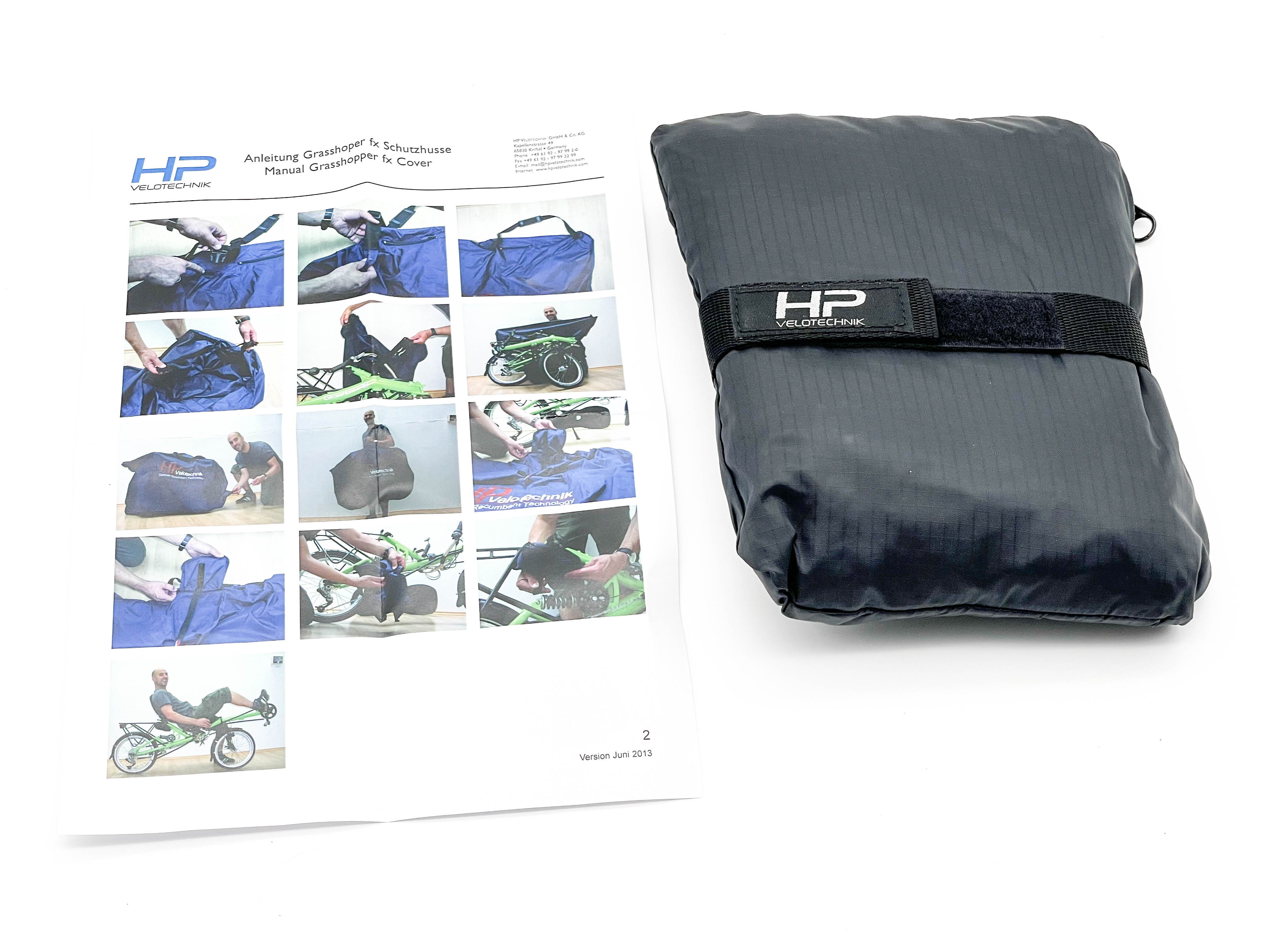 SW10151 Bild6 HP Velotechnik Trike Liegerad Dreirad Therapierad Zubehoer TASHGHF Schutzhusse GHF Grasshopper fx inkl